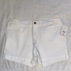 White Chino Shorts